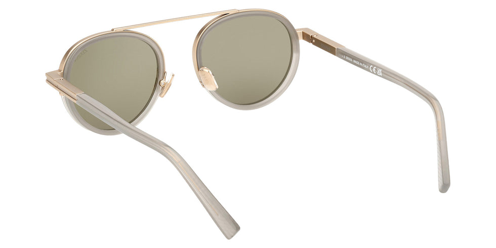 Ermenegildo Zegna EZ0242 20N 51 - Shiny Gray / Green #id:ez024220n_s:100115