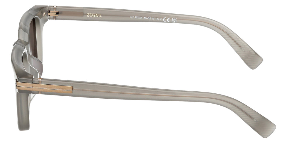 Ermenegildo Zegna EZ0280-F 20J 53 - Shiny Gray / Roviex #id:ez0280f20j_s:102110