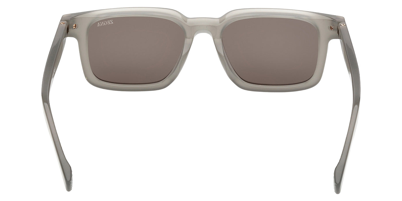 Ermenegildo Zegna EZ0280-F 20J 53 - Shiny Gray / Roviex #id:ez0280f20j_s:102120
