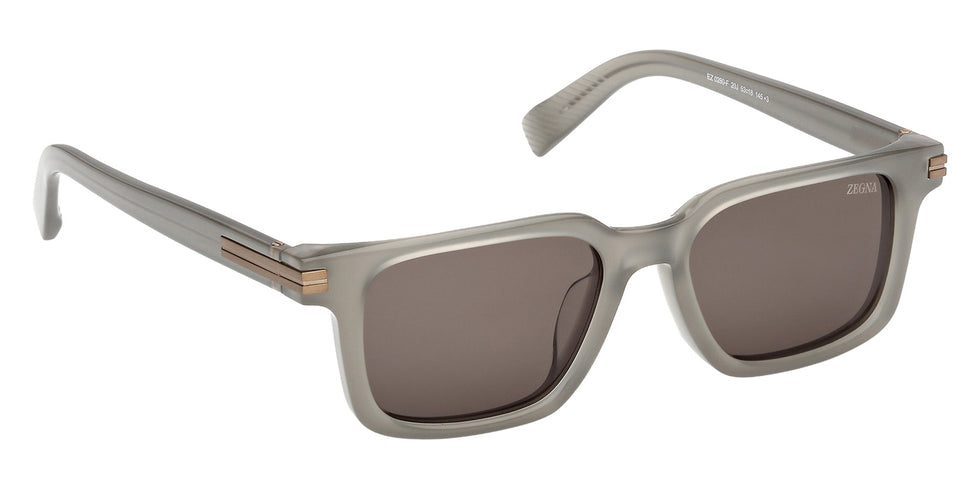 Ermenegildo Zegna EZ0280-F 20J 53 - Shiny Gray / Roviex #id:ez0280f20j_s:102135