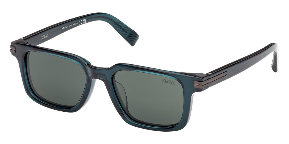 Ermenegildo Zegna EZ0280-F 96N 53 - Shiny Dark Green / Green #id:ez0280f96n_s:104105