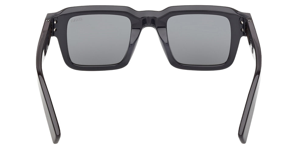 Ermenegildo Zegna EZ0283 20A 48 - Shiny Gray / Smoke #id:ez028320a_s:100120