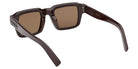 Ermenegildo Zegna EZ0283 48E 48 - Shiny Dark Brown / Brown 48E #id:ez028348e_s:100115