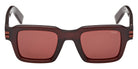 Ermenegildo Zegna EZ0283 69S 48 - Shiny Bordeaux / Bordeaux #id:ez028369s_s:102100