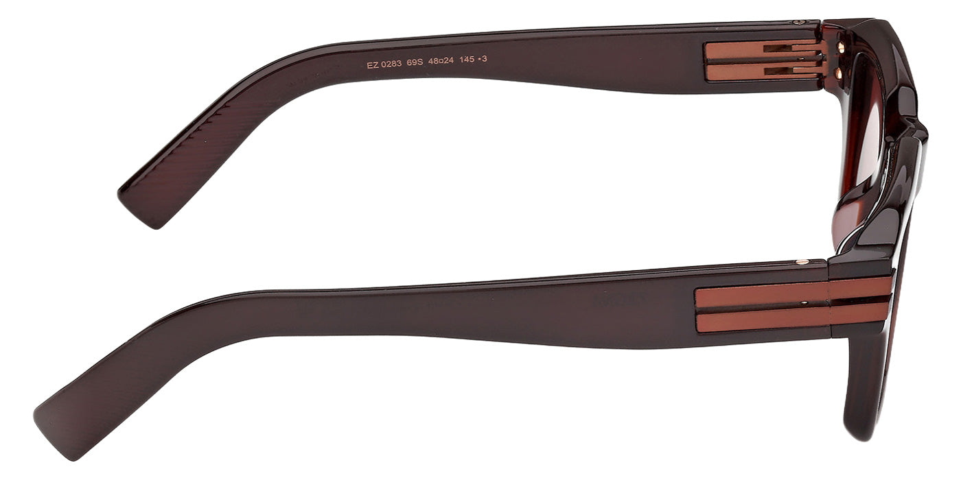 Ermenegildo Zegna EZ0283 69S 48 - Shiny Bordeaux / Bordeaux #id:ez028369s_s:102130