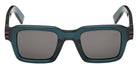 Ermenegildo Zegna EZ0283 96D 48 - Shiny Dark Green / Smoke Polarized #id:ez028396d_s:104100