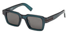 Ermenegildo Zegna EZ0283 96D 48 - Shiny Dark Green / Smoke Polarized #id:ez028396d_s:104105