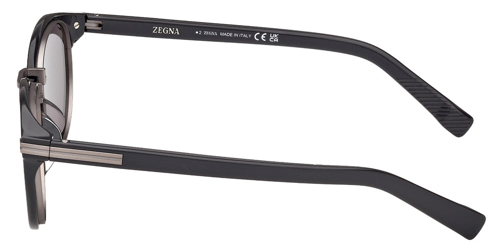 Ermenegildo Zegna EZ0284-H 20A 51 - Shiny Gray / Smoke #id:ez0284h20a_s:100110