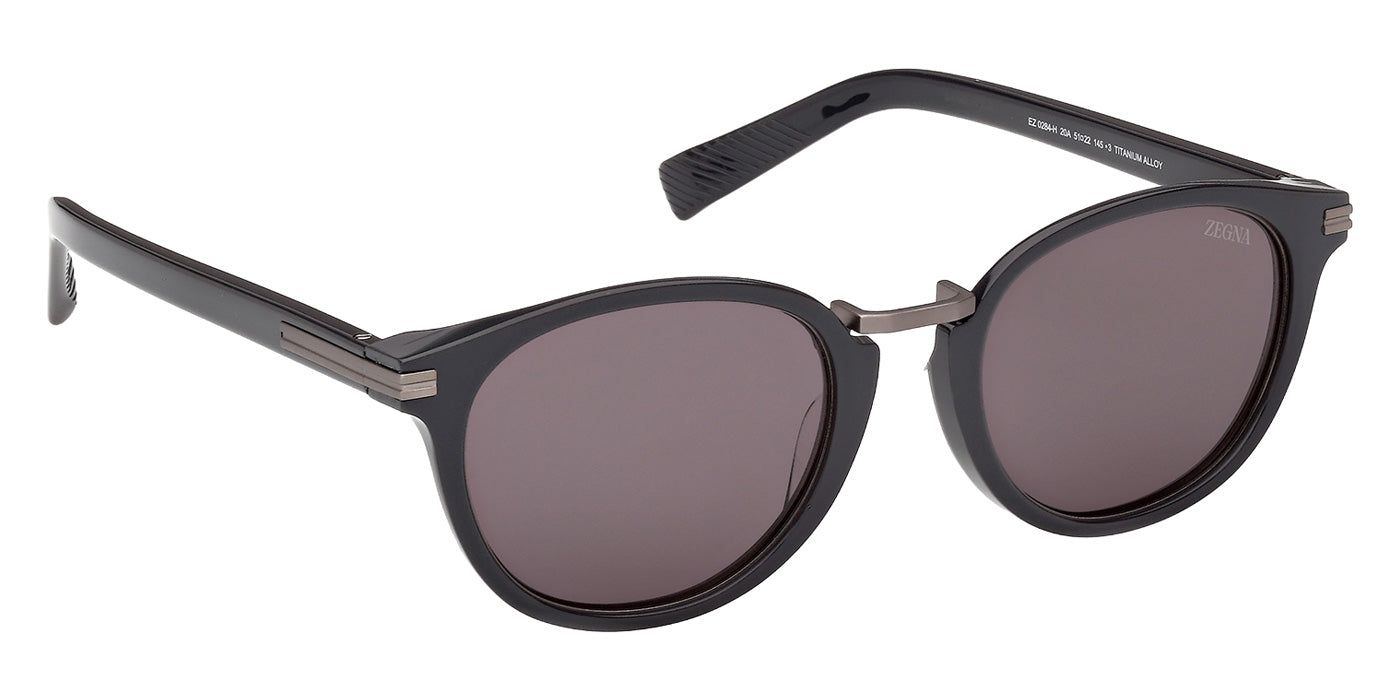 Ermenegildo Zegna EZ0284-H 20A 51 - Shiny Gray / Smoke #id:ez0284h20a_s:100135