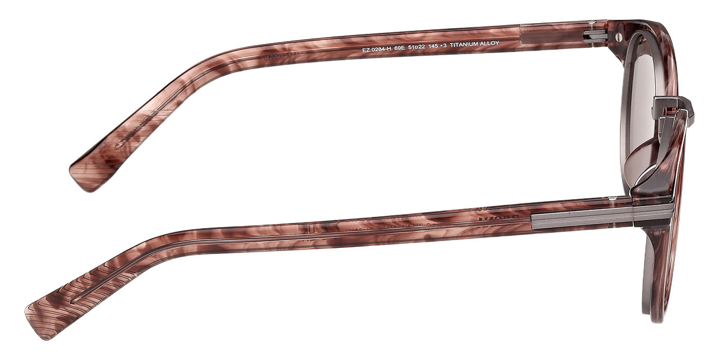 Ermenegildo Zegna EZ0284-H 69E 51 - Bordeaux/Striped / Brown #id:ez0284h69e_s:106130