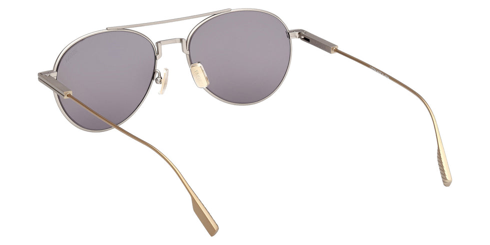 Ermenegildo Zegna EZ0288 17A 55 - Matte Palladium / Smoke #id:ez028817a_s:102115