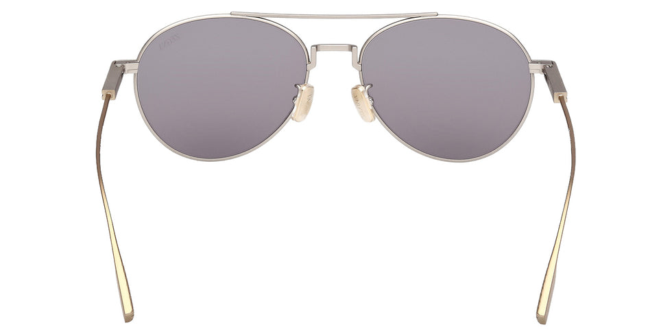 Ermenegildo Zegna EZ0288 17A 55 - Matte Palladium / Smoke #id:ez028817a_s:102120