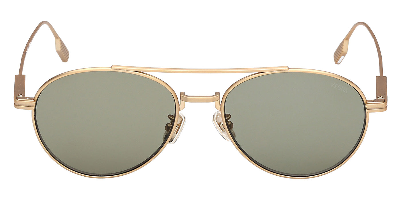 Ermenegildo Zegna EZ0288 35N 55 - Matte Light Bronze / Green #id:ez028835n_s:104100