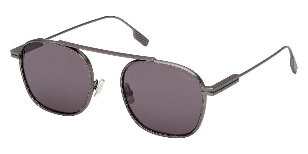 Ermenegildo Zegna EZ0290 09A 53 - Matte Gunmetal / Smoke #id:ez029009a_s:100105