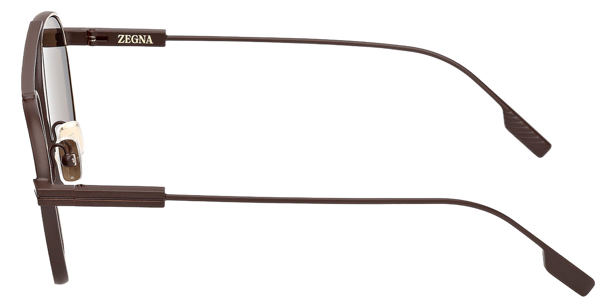 Ermenegildo Zegna EZ0290 49E 53 - Matte Dark Brown / Brown 49E #id:ez029049e_s:100110