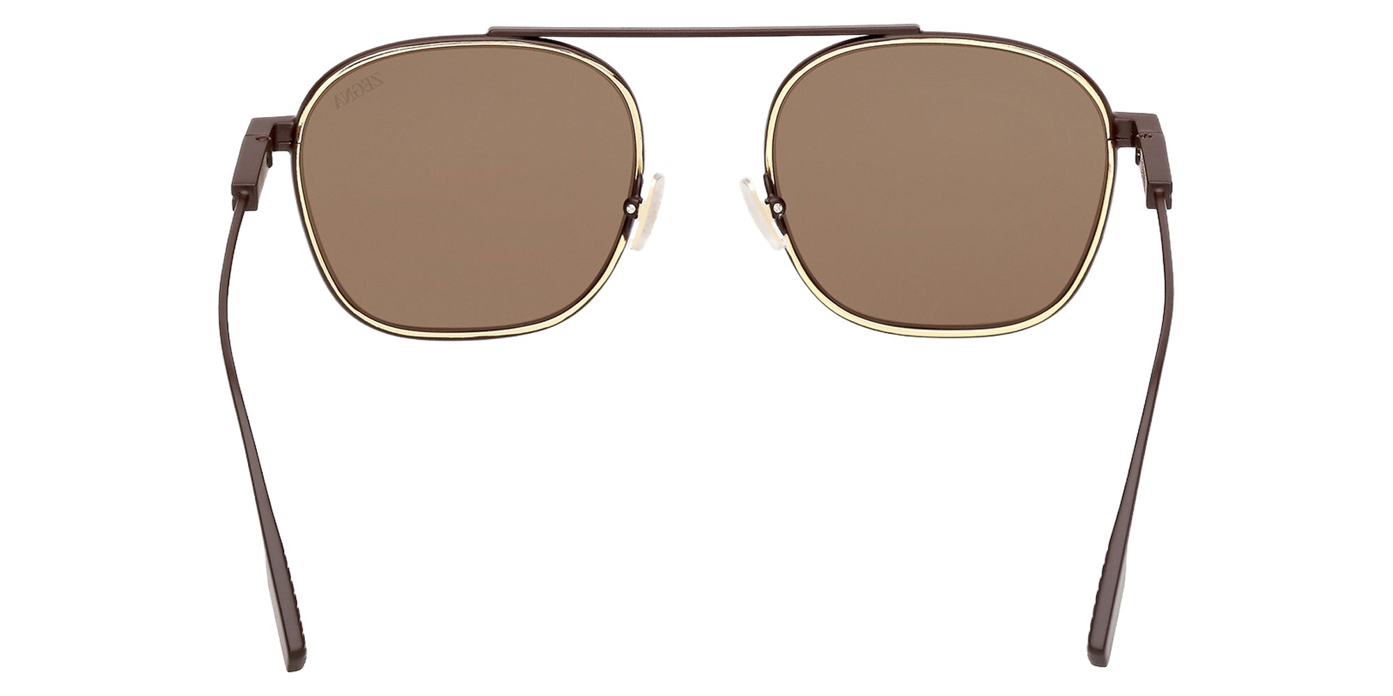 Ermenegildo Zegna EZ0290 49E 53 - Matte Dark Brown / Brown 49E #id:ez029049e_s:100120