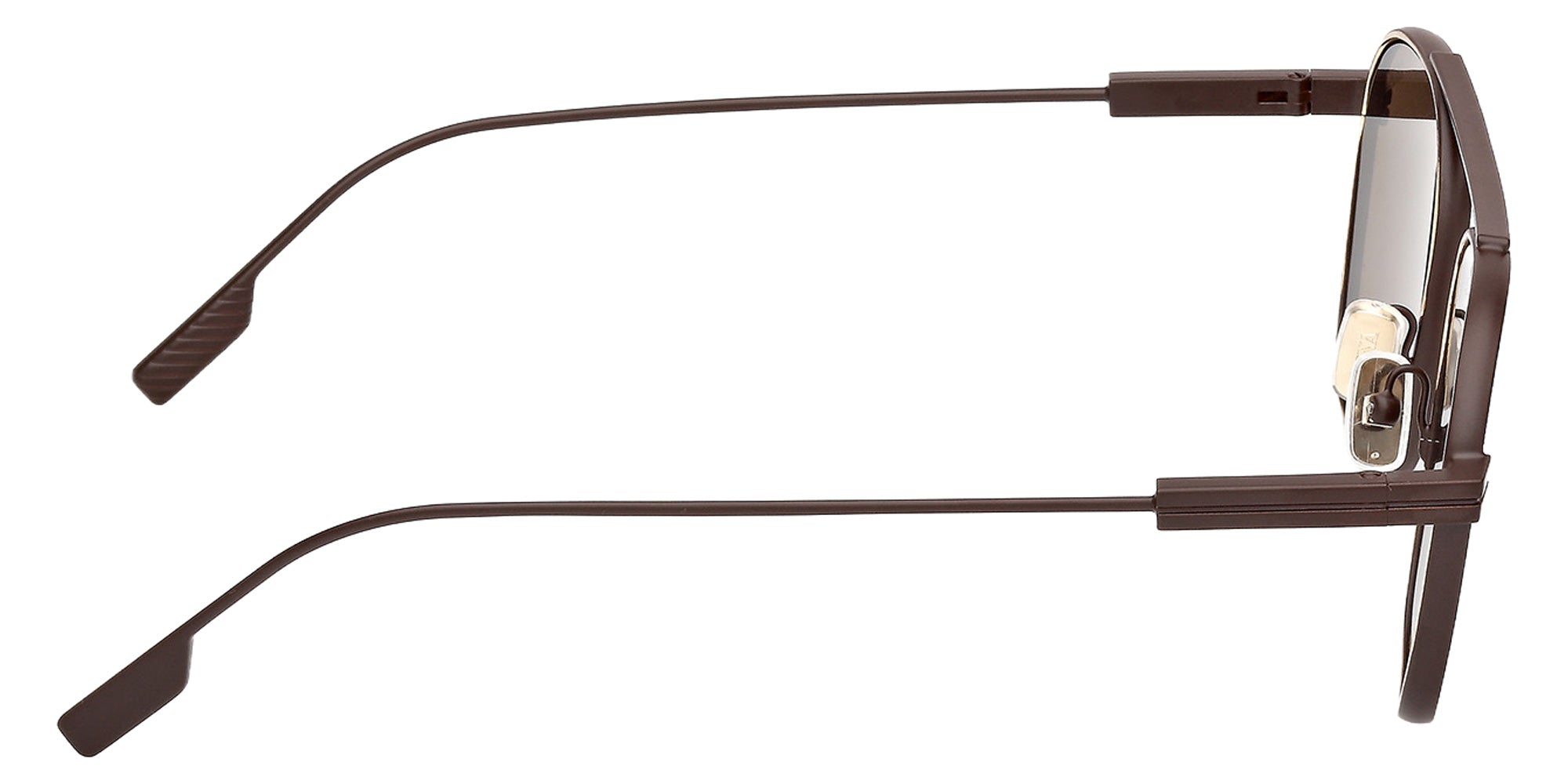 Ermenegildo Zegna EZ0290 49E 53 - Matte Dark Brown / Brown 49E #id:ez029049e_s:100130