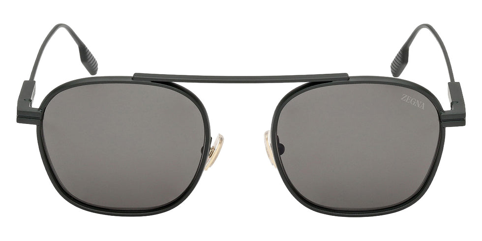 Ermenegildo Zegna EZ0290 97D 53 - Matte Dark Green / Smoke Polarized #id:ez029097d_s:104100