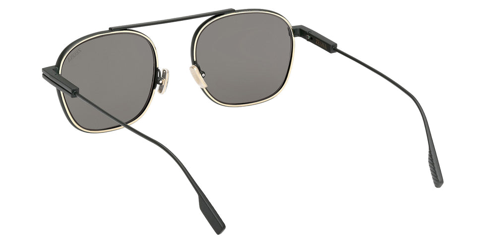 Ermenegildo Zegna EZ0290 97D 53 - Matte Dark Green / Smoke Polarized #id:ez029097d_s:104115