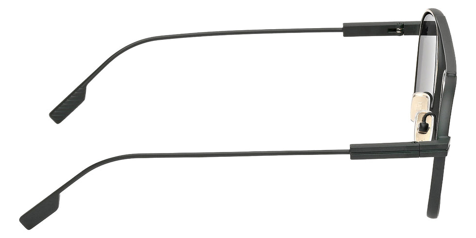 Ermenegildo Zegna EZ0290 97D 53 - Matte Dark Green / Smoke Polarized #id:ez029097d_s:104130