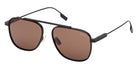 Ermenegildo Zegna EZ0291 02E 57 - Matte Black / Brown #id:ez029102e_s:100105
