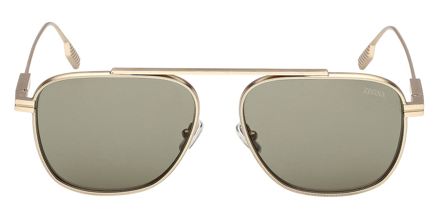 Ermenegildo Zegna EZ0291 32N 57 - Matte Pale Gold / Green #id:ez029132n_s:102100