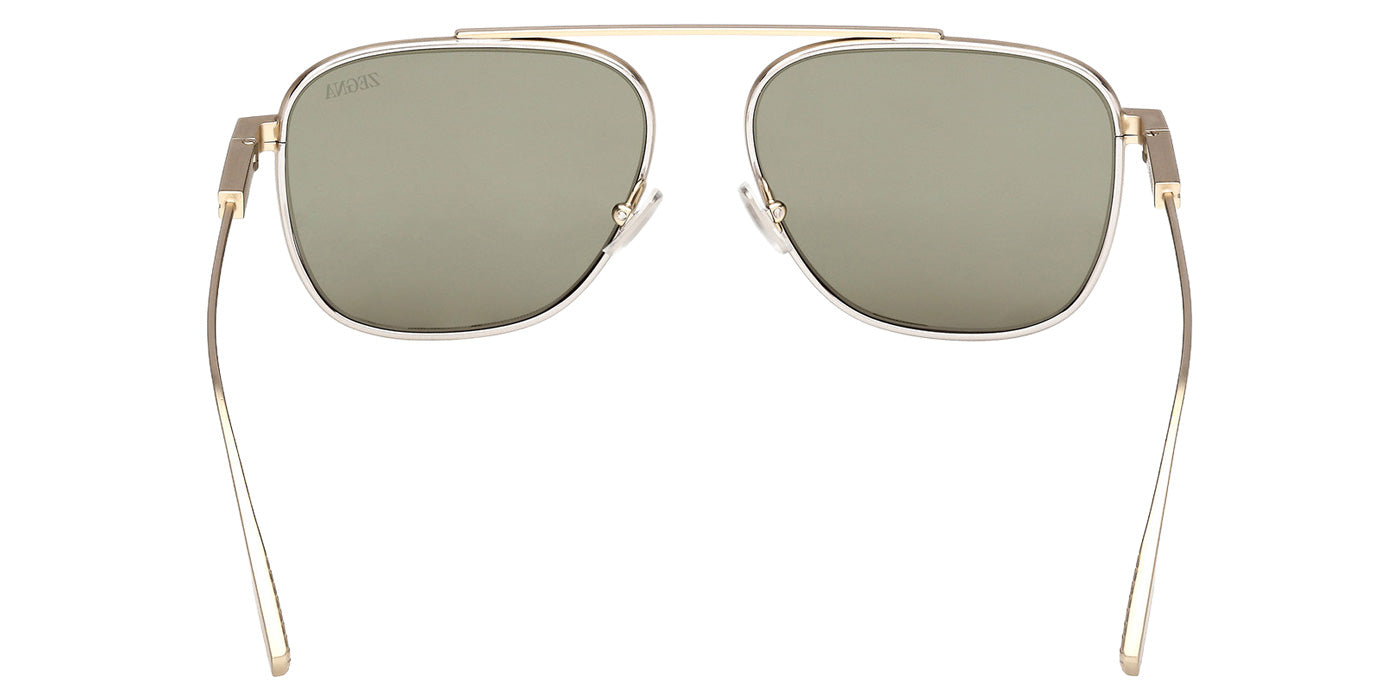 Ermenegildo Zegna EZ0291 32N 57 - Matte Pale Gold / Green #id:ez029132n_s:102120