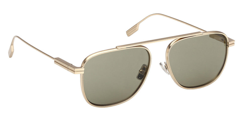 Ermenegildo Zegna EZ0291 32N 57 - Matte Pale Gold / Green #id:ez029132n_s:102135