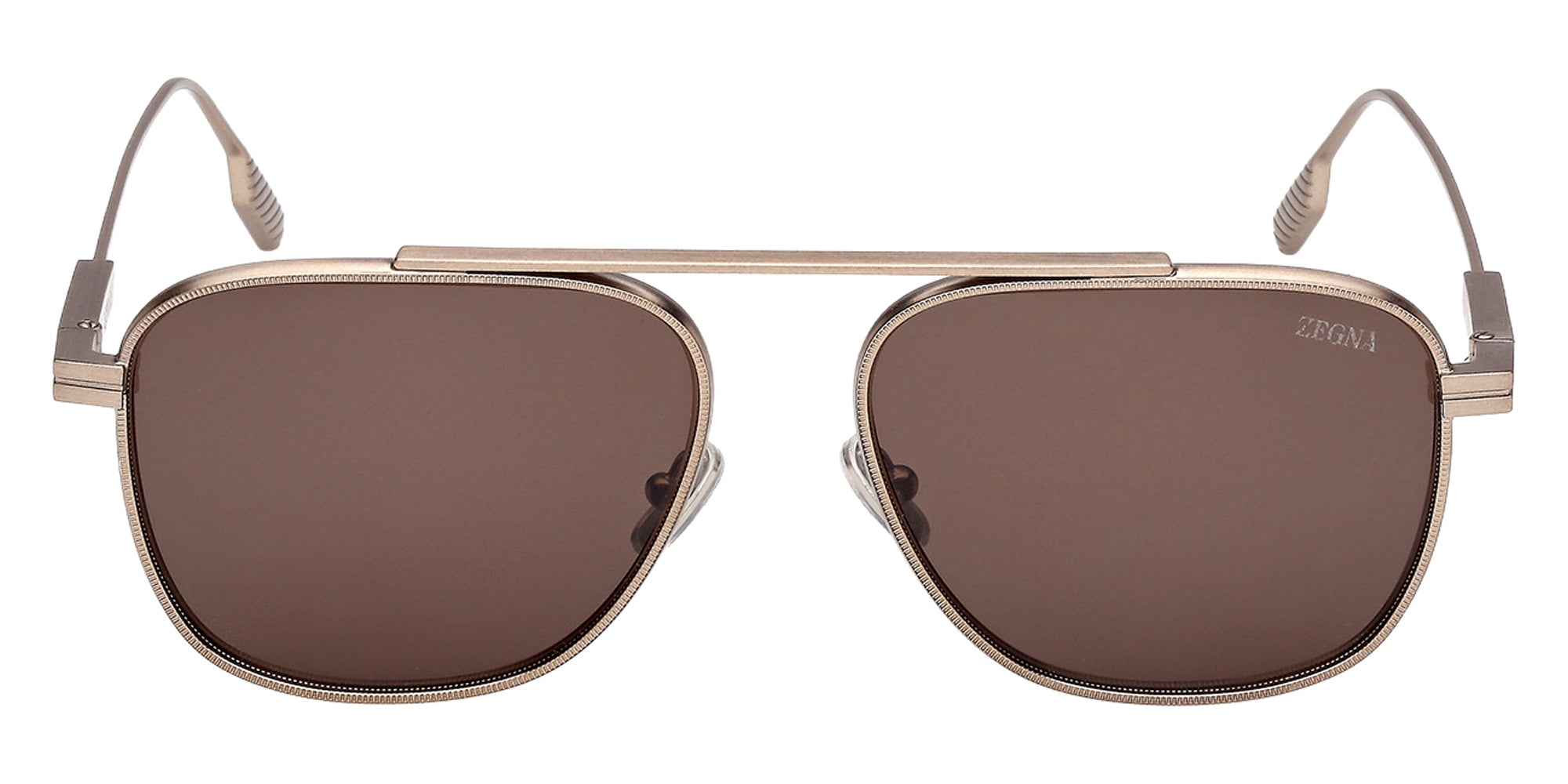 Ermenegildo Zegna EZ0291 35E 57 - Matte Light Brown / Brown 35E #id:ez029135e_s:100100