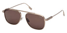Ermenegildo Zegna EZ0291 35E 57 - Matte Light Brown / Brown 35E #id:ez029135e_s:100105