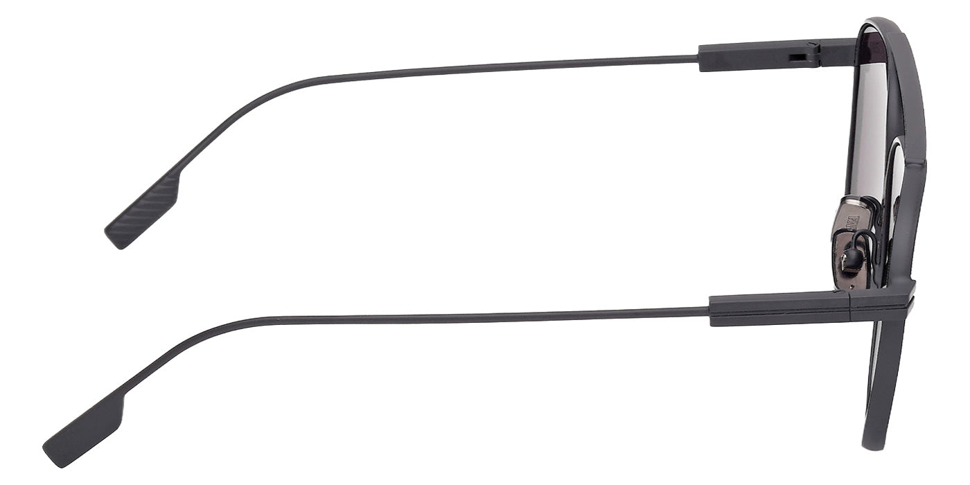 Ermenegildo Zegna EZ0291 91A 57 - Matte Blue / Smoke #id:ez029191a_s:104130