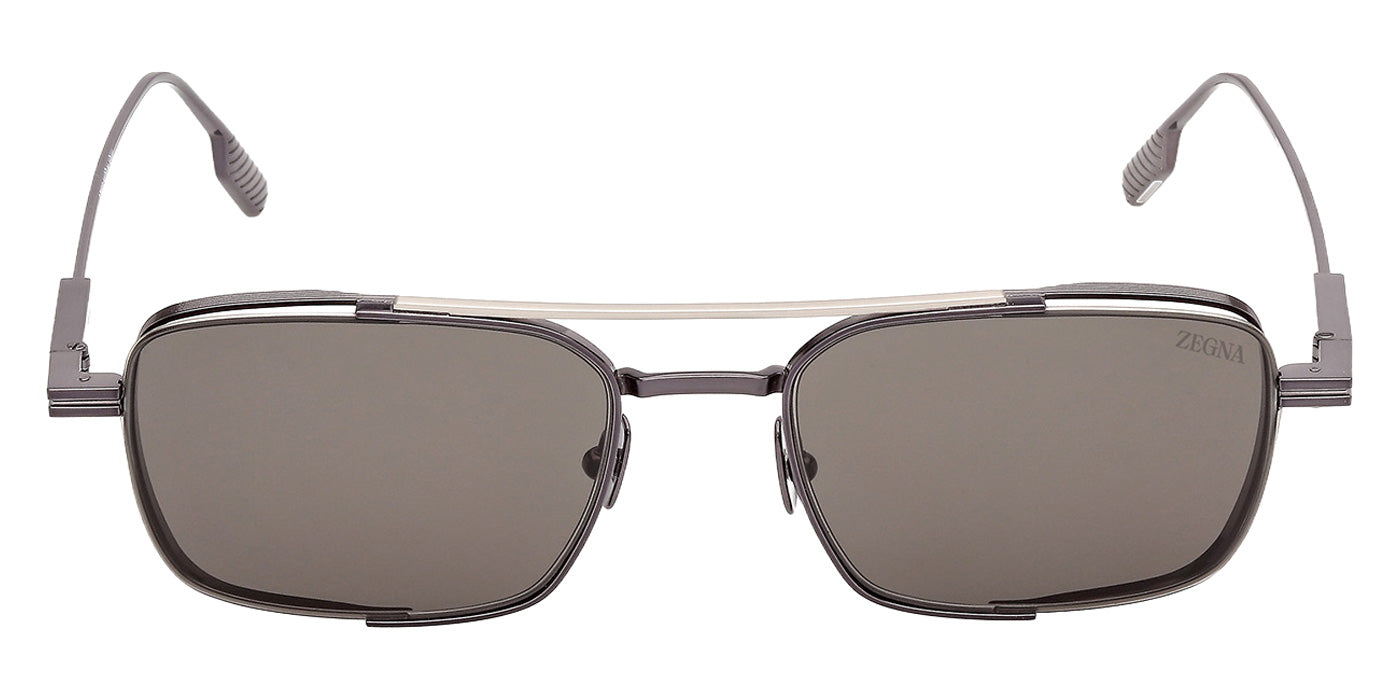 エルメネジルドゼニア Ermenegildo Zegna ガンクラブ 46 Ermenegildo Zegna EZ0293 Geometric Sunglasses | EyeOns.com