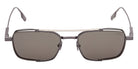 Ermenegildo Zegna EZ0293 09A 54 - Matte Gunmetal / Smoke #id:ez029309a_s:100100