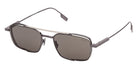 Ermenegildo Zegna EZ0293 09A 54 - Matte Gunmetal / Smoke #id:ez029309a_s:100105