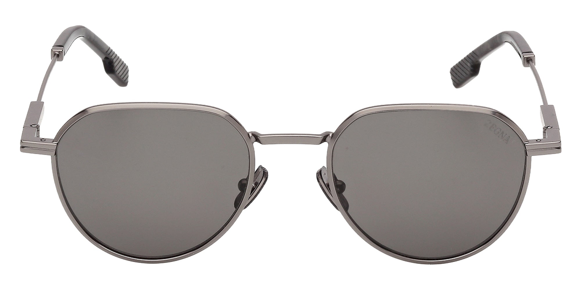 Ermenegildo Zegna EZ0297 08A 51 - Shiny Gunmetal / Smoke 08A #id:ez029708a_s:100100