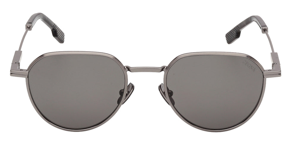 Ermenegildo Zegna EZ0297 08A 51 - Shiny Gunmetal / Smoke 08A #id:ez029708a_s:100100