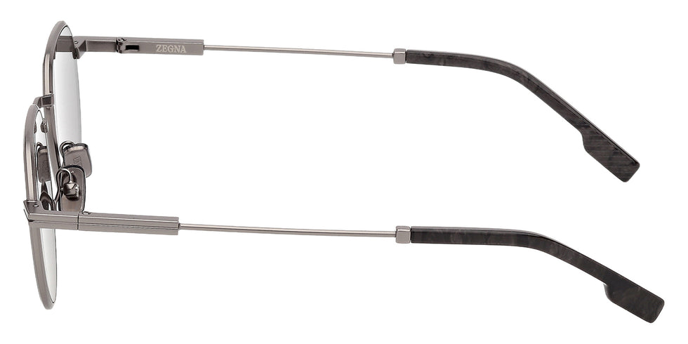 Ermenegildo Zegna EZ0297 08A 51 - Shiny Gunmetal / Smoke 08A #id:ez029708a_s:100110