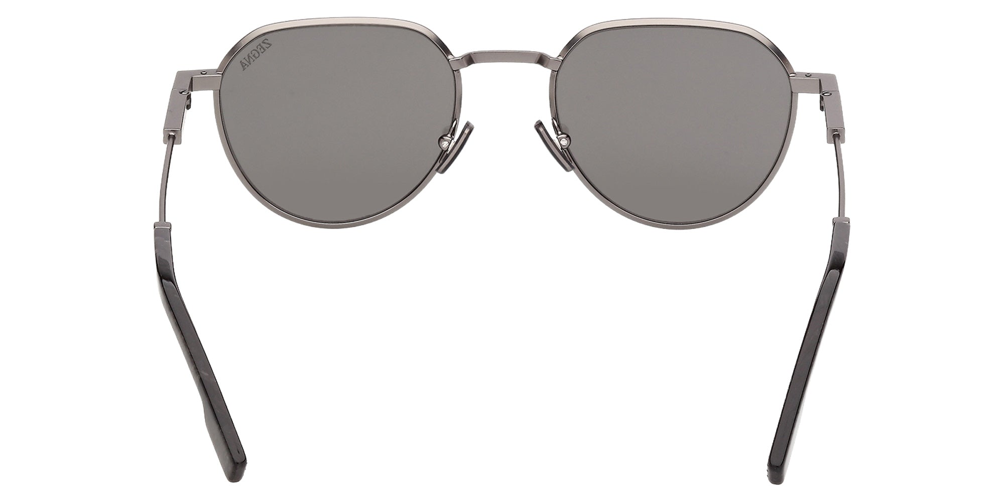 Ermenegildo Zegna EZ0297 08A 51 - Shiny Gunmetal / Smoke 08A #id:ez029708a_s:100120