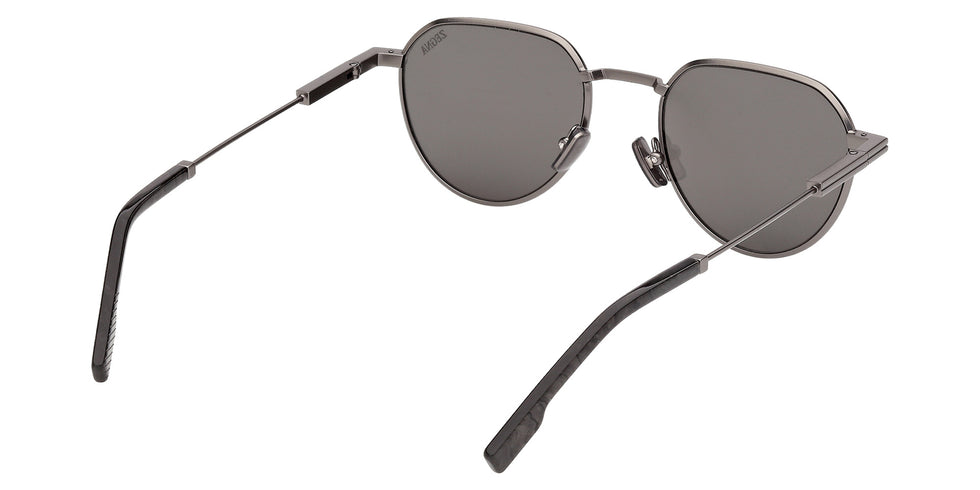 Ermenegildo Zegna EZ0297 08A 51 - Shiny Gunmetal / Smoke 08A #id:ez029708a_s:100125