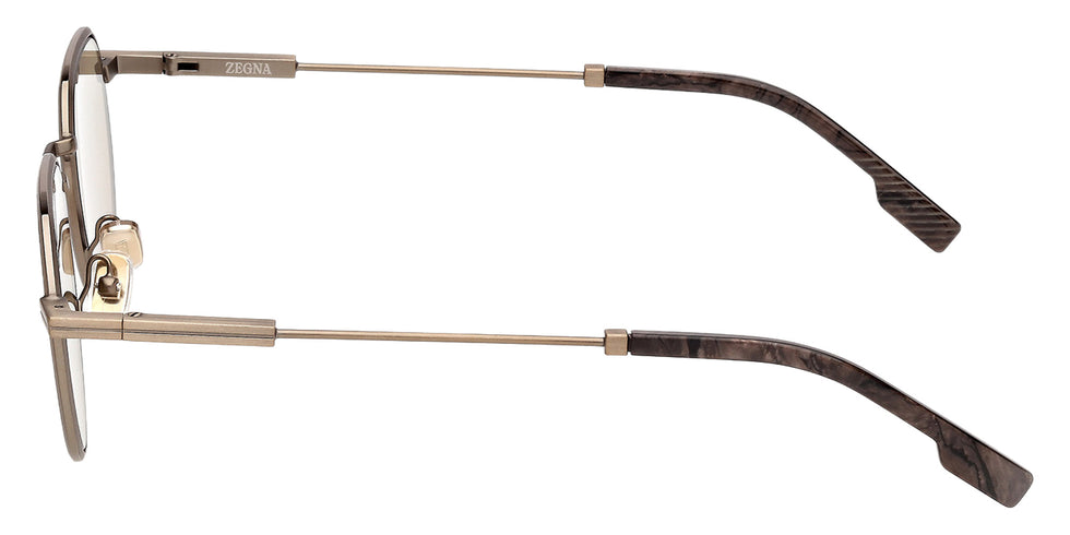 Ermenegildo Zegna EZ0297 35E 51 - Matte Antiqued Pale Gold / Brown 35E #id:ez029735e_s:102110