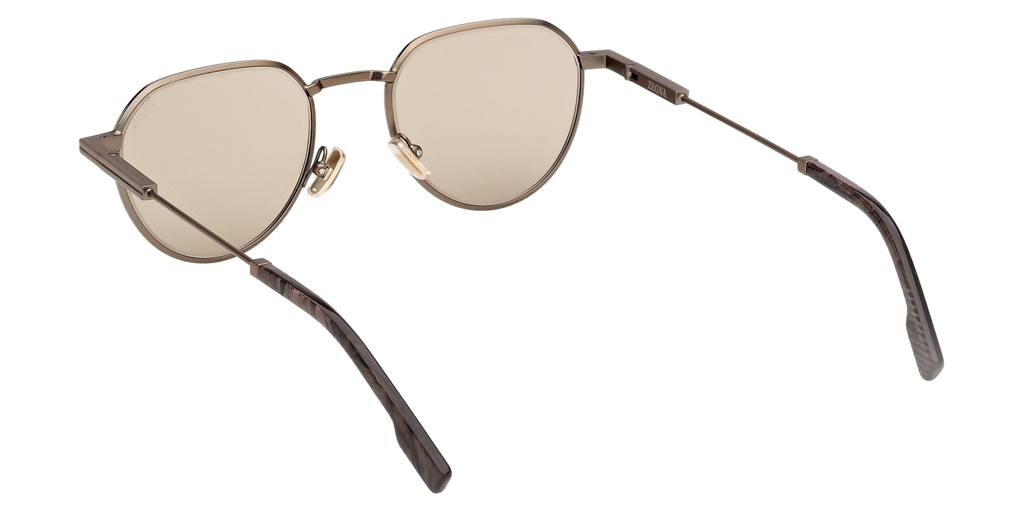 Ermenegildo Zegna EZ0297 35E 51 - Matte Antiqued Pale Gold / Brown 35E #id:ez029735e_s:102115