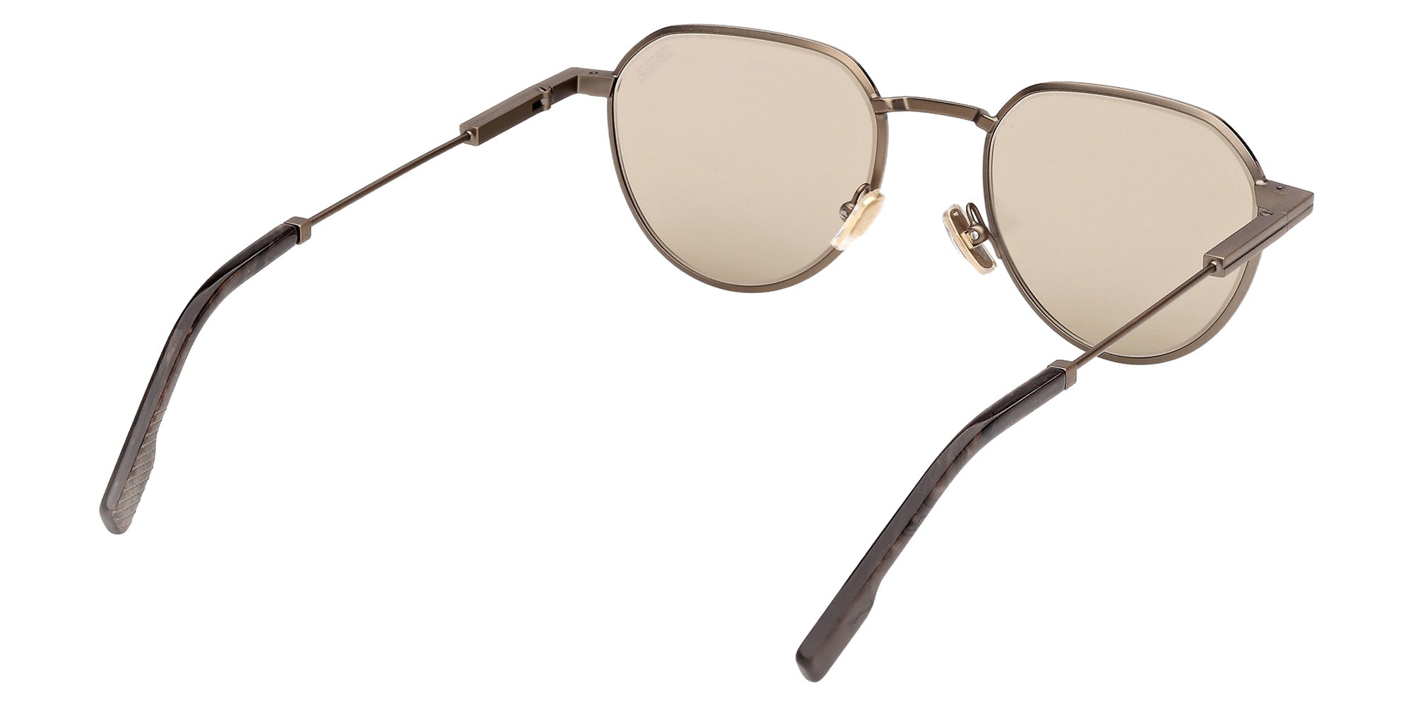 Ermenegildo Zegna EZ0297 35E 51 - Matte Antiqued Pale Gold / Brown 35E #id:ez029735e_s:102125