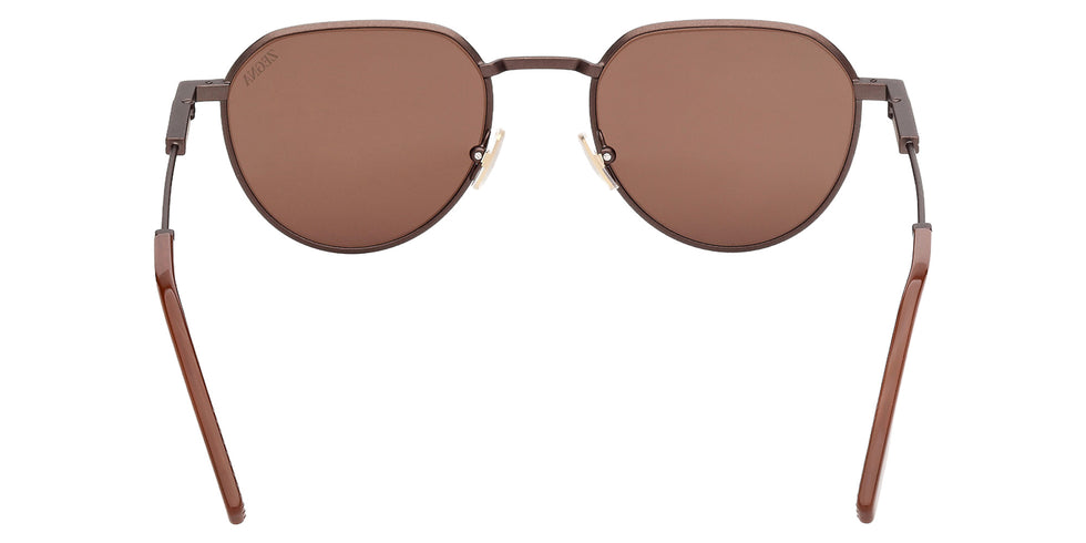 Ermenegildo Zegna EZ0297 37E 51 - Matte Antiqued Dark Bronze / Brown 37E #id:ez029737e_s:104120