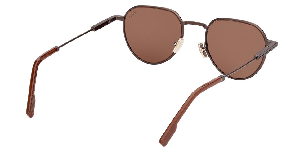 Ermenegildo Zegna EZ0297 37E 51 - Matte Antiqued Dark Bronze / Brown 37E #id:ez029737e_s:104125