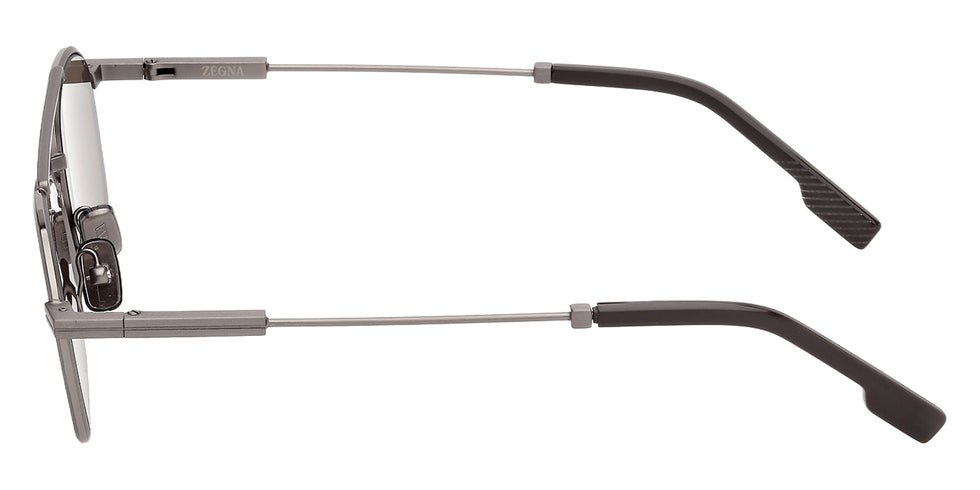 Ermenegildo Zegna EZ0298 09E 54 - Matte Gunmetal / Brown #id:ez029809e_s:100110