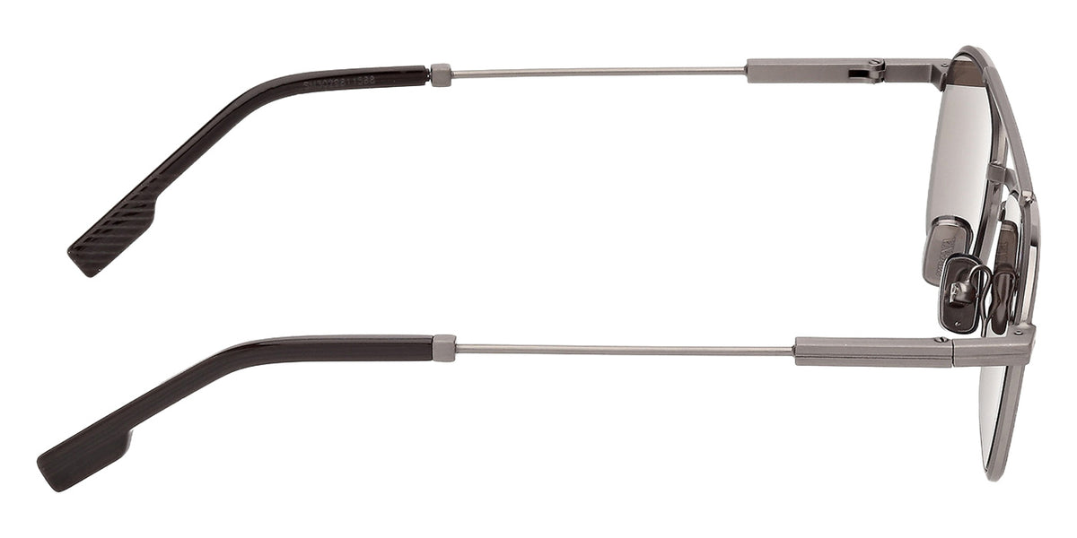 Ermenegildo Zegna EZ0298 09E 54 - Matte Gunmetal / Brown #id:ez029809e_s:100130