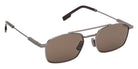 Ermenegildo Zegna EZ0298 09E 54 - Matte Gunmetal / Brown #id:ez029809e_s:100135