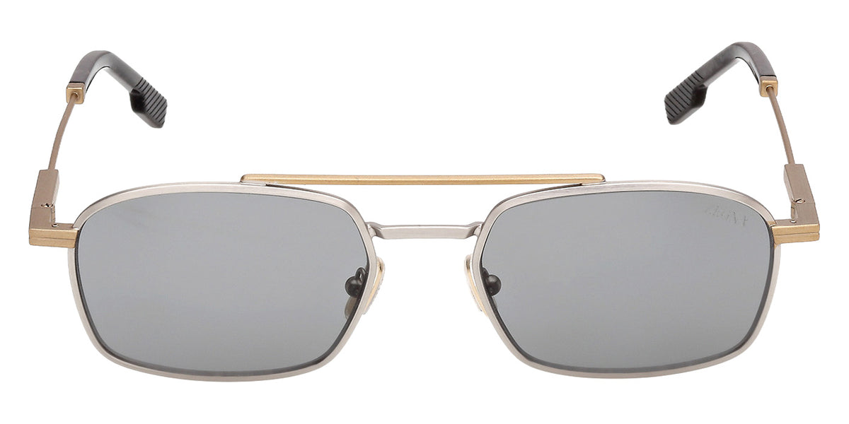 Ermenegildo Zegna EZ0298 15A 54 - Matte Light Ruthenium / Smoke #id:ez029815a_s:102100