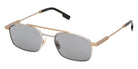 Ermenegildo Zegna EZ0298 15A 54 - Matte Light Ruthenium / Smoke #id:ez029815a_s:102105
