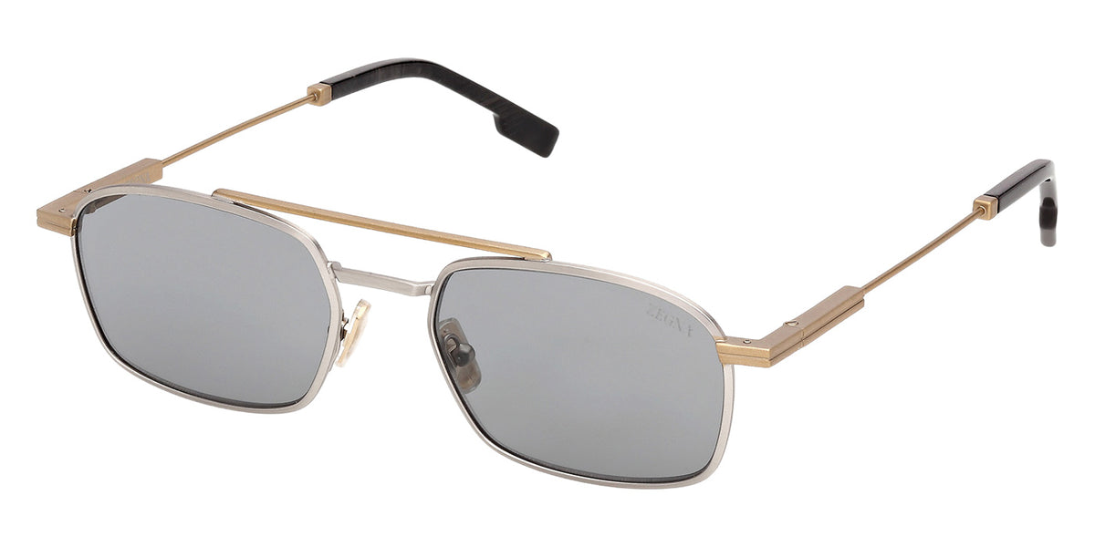 Ermenegildo Zegna EZ0298 15A 54 - Matte Light Ruthenium / Smoke #id:ez029815a_s:102105